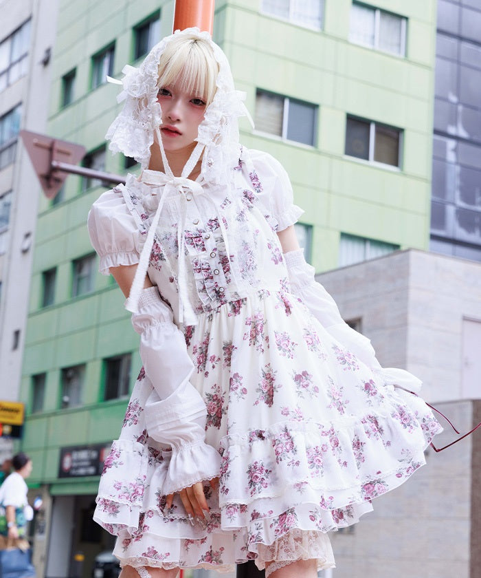 Floral Pattern Camisole Tunic