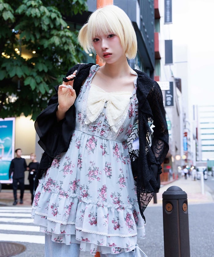 Floral Pattern Camisole Tunic