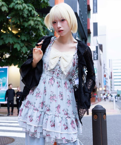 Floral Pattern Camisole Tunic