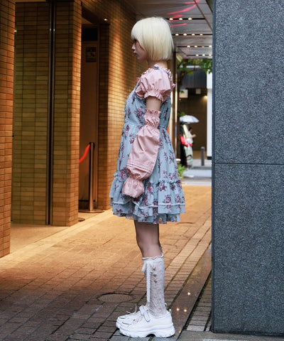 Floral Pattern Camisole Tunic