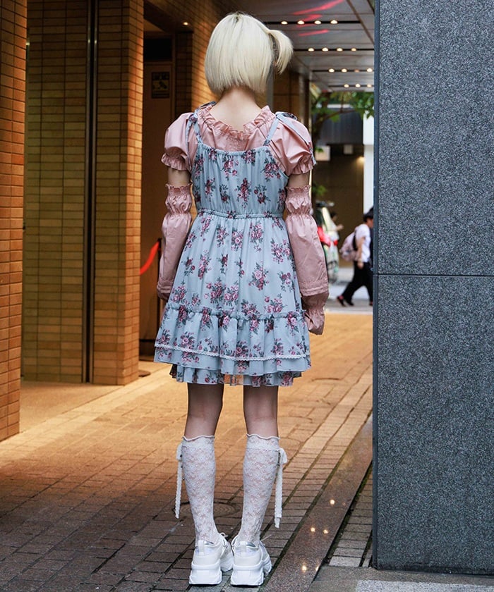 Floral Pattern Camisole Tunic