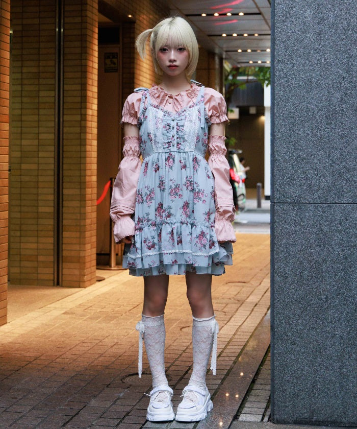 Floral Pattern Camisole Tunic