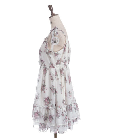 Floral Pattern Camisole Tunic