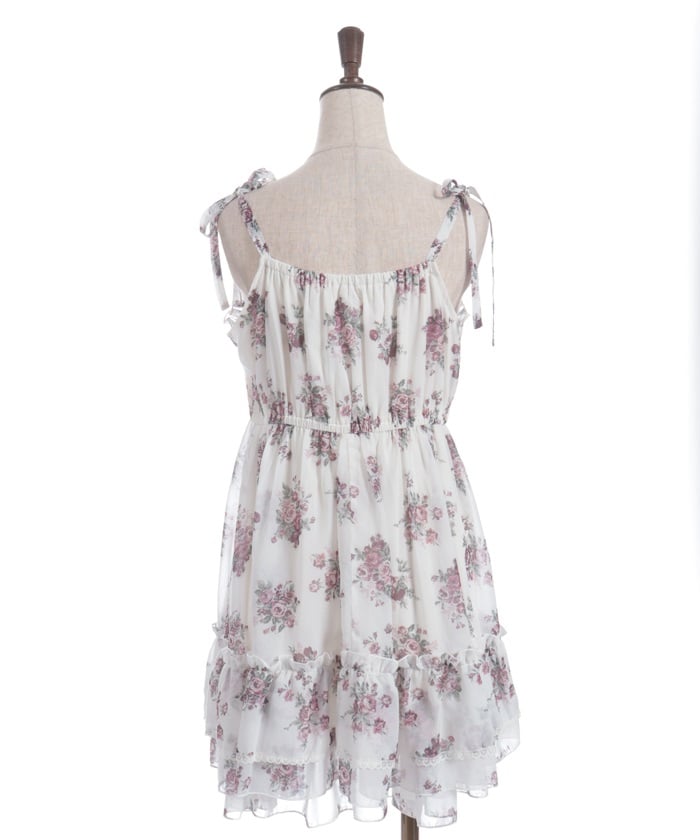 Floral Pattern Camisole Tunic