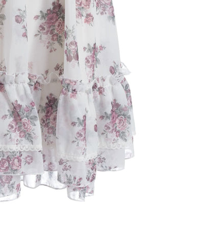 Floral Pattern Camisole Tunic