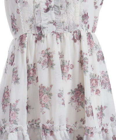 Floral Pattern Camisole Tunic