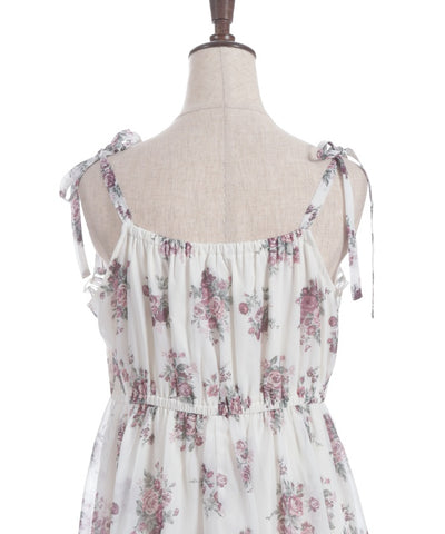 Floral Pattern Camisole Tunic
