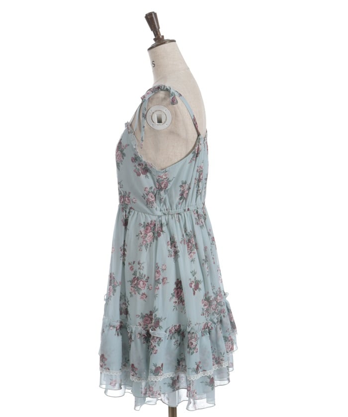 Floral Pattern Camisole Tunic