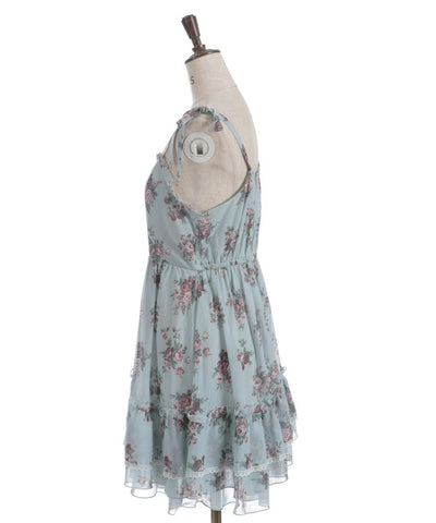 Floral Pattern Camisole Tunic