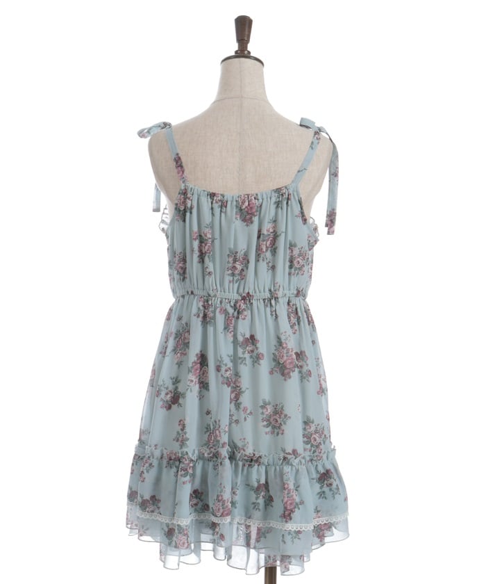 Floral Pattern Camisole Tunic