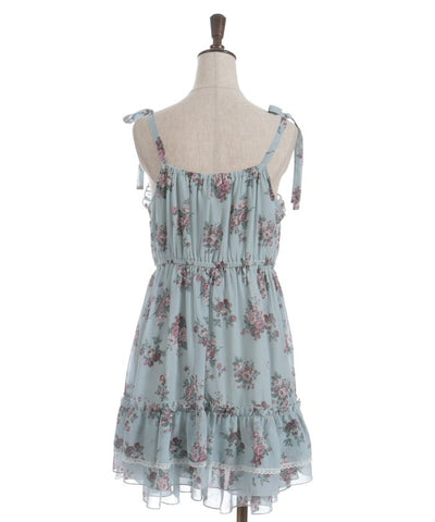 Floral Pattern Camisole Tunic