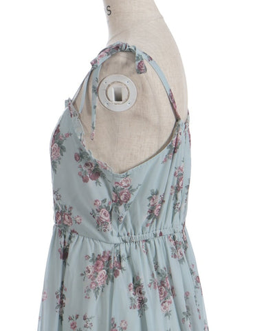 Floral Pattern Camisole Tunic