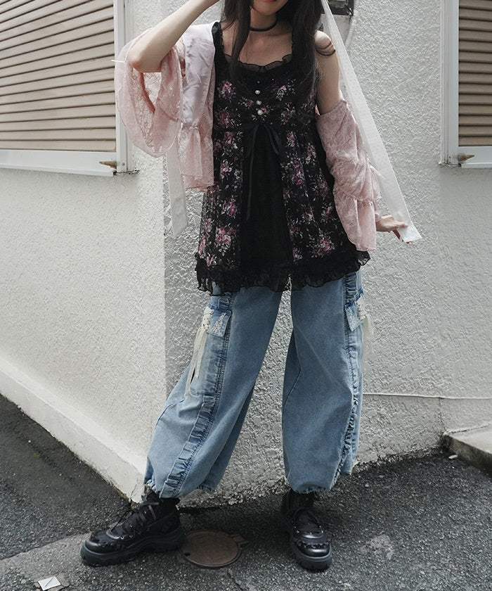 Mini Flower Camisole Tunic – axes femme from JAPAN