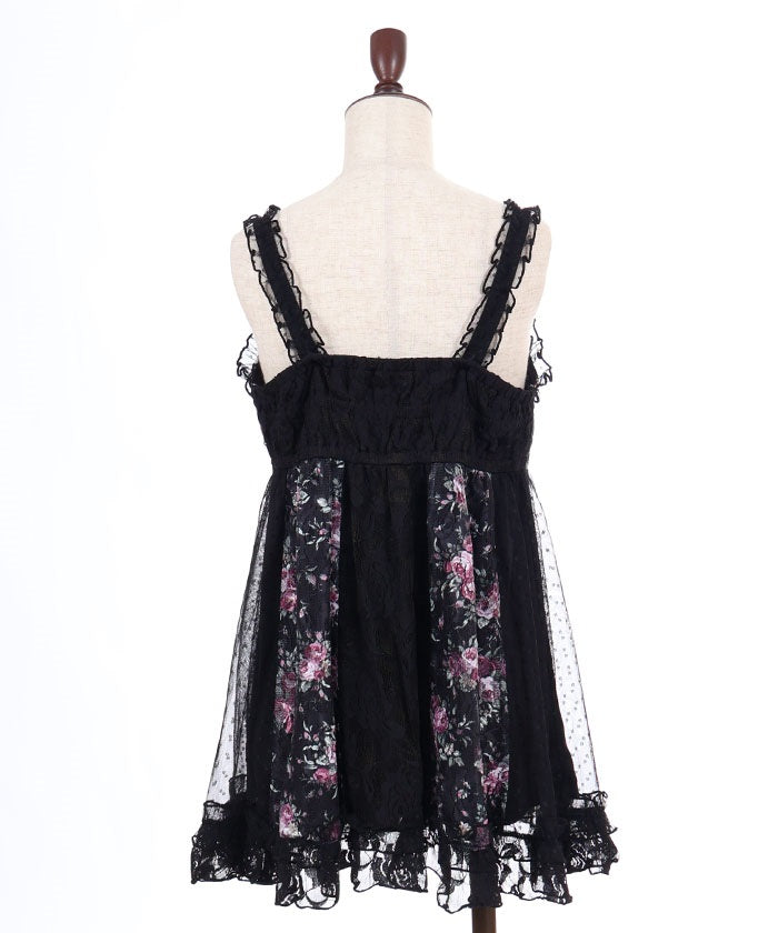 Mini Flower Camisole Tunic – axes femme from JAPAN