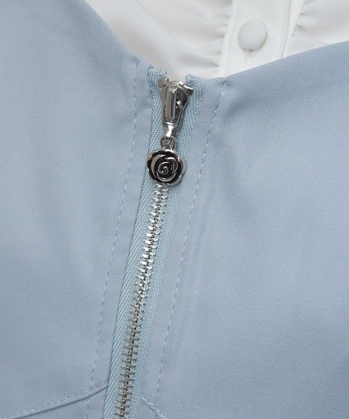 Belt Design Irregular Hem Jumper Skirt