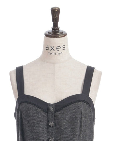 Herringbone Jumper Skirt