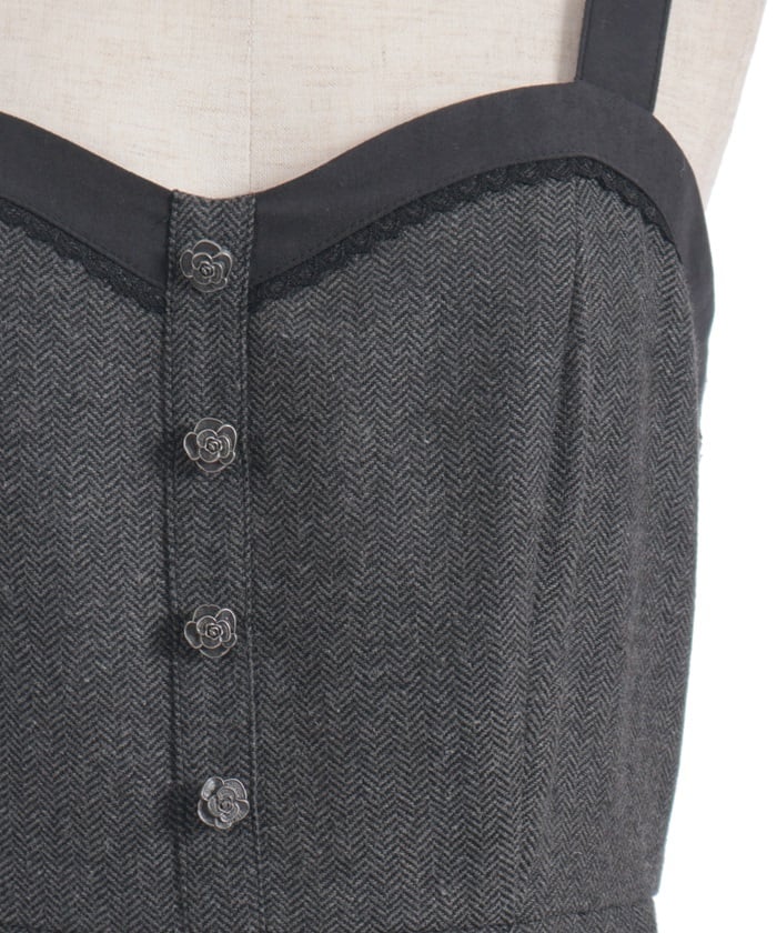 Herringbone Jumper Skirt