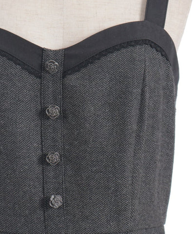 Herringbone Jumper Skirt