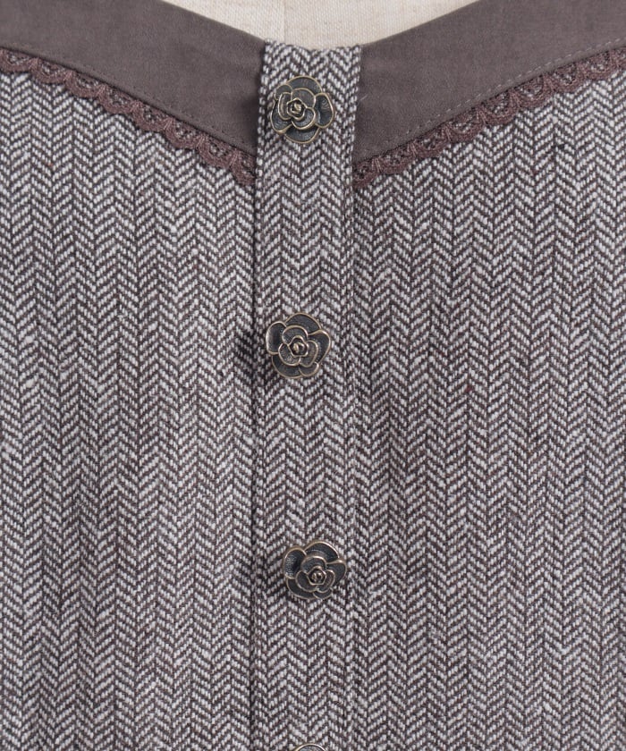 Herringbone Jumper Skirt