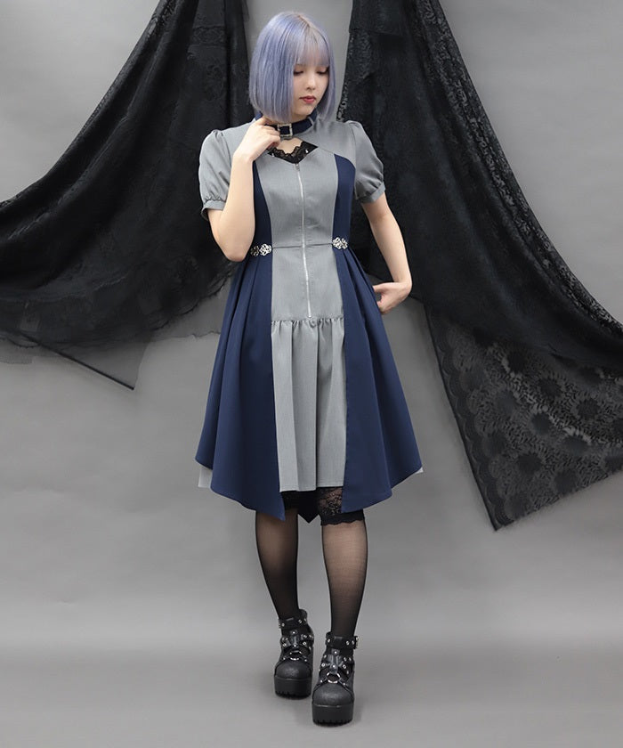 chinese dress ladies Animal Pattern Long Sleeve Dress – axes femme from JAPAN main image 0