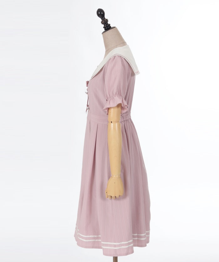 Striped Sailor Dress – axes femme from JAPAN