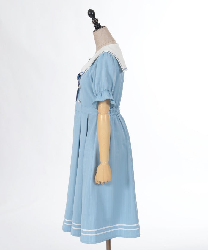 Striped Sailor Dress axes femme from JAPAN Striped Sailor Dress axes femme from JAPAN