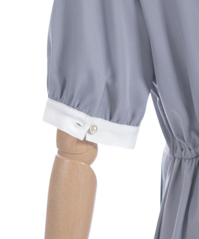 Logo Embroidery Pleated Dress