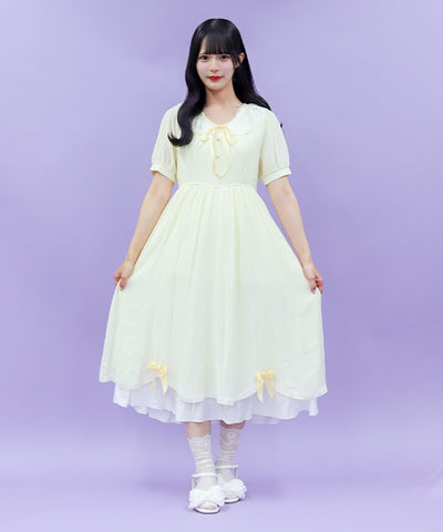 Dolly Frill Long Dress