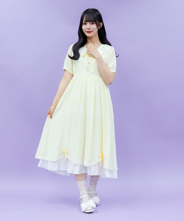 Dolly Frill Long Dress