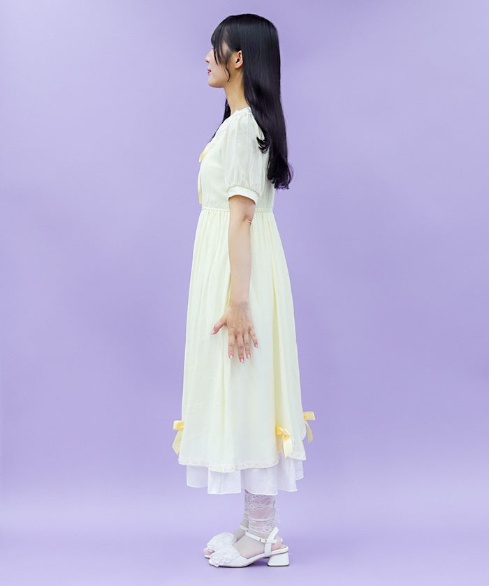 Dolly Frill Long Dress