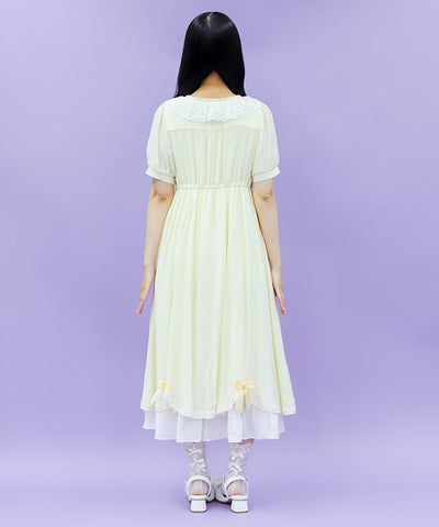 Dolly Frill Long Dress