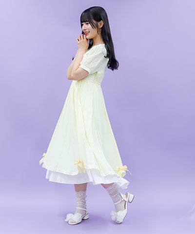 Dolly Frill Long Dress
