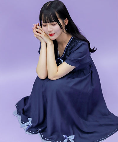 Dolly Frill Long Dress