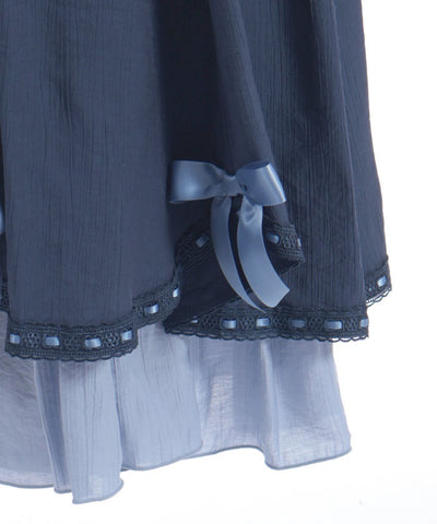 Dolly Frill Long Dress