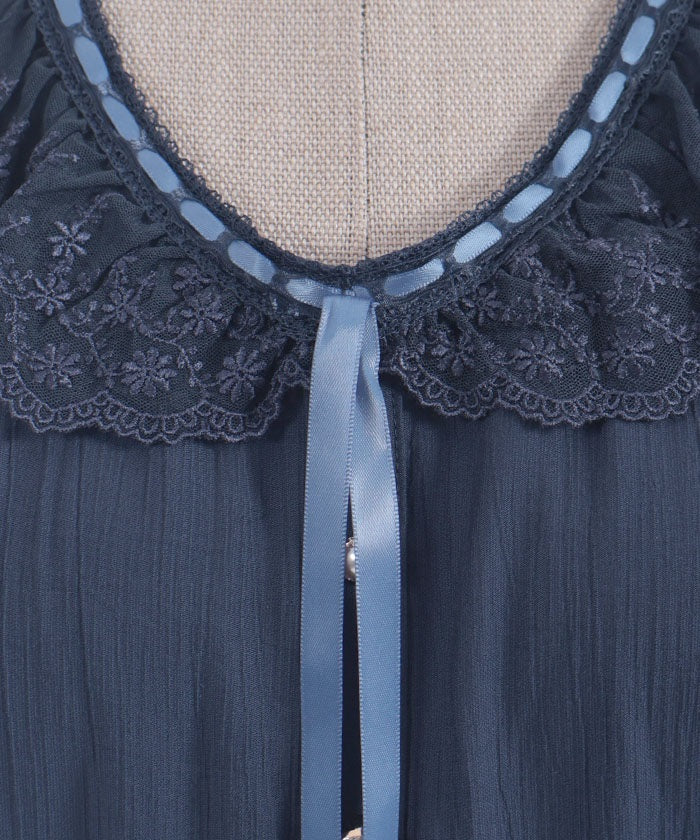 Dolly Frill Long Dress