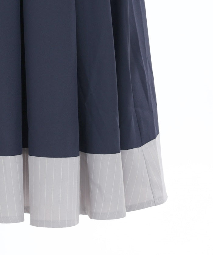 Tie & Sailor Collar Dress