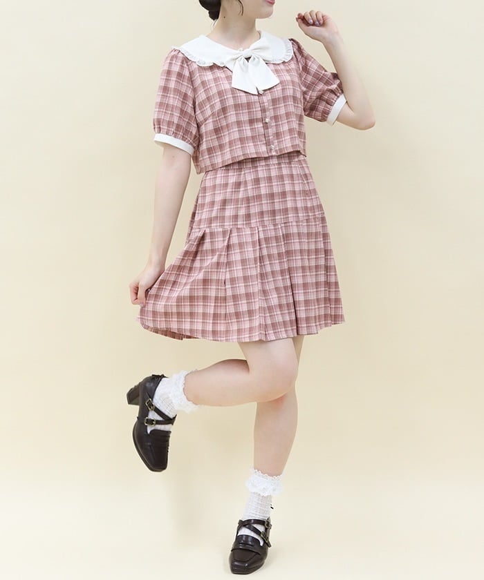 Bicolor Docking Mini Dress