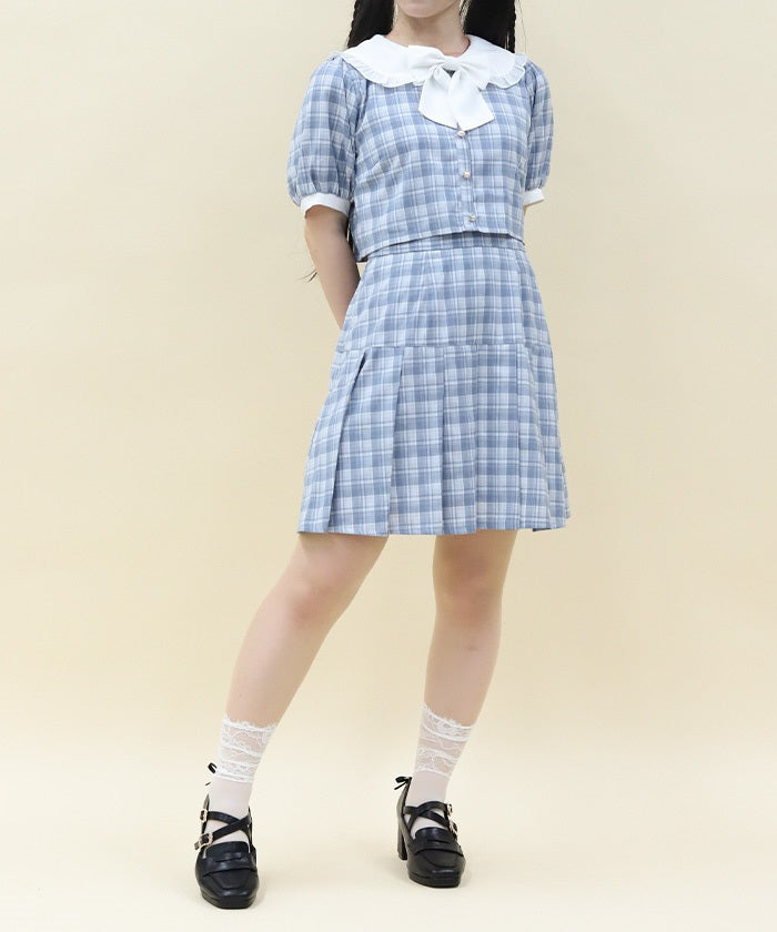 Bicolor Docking Mini Dress