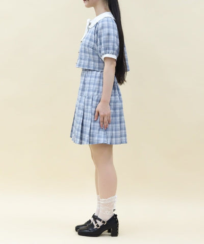 Bicolor Docking Mini Dress