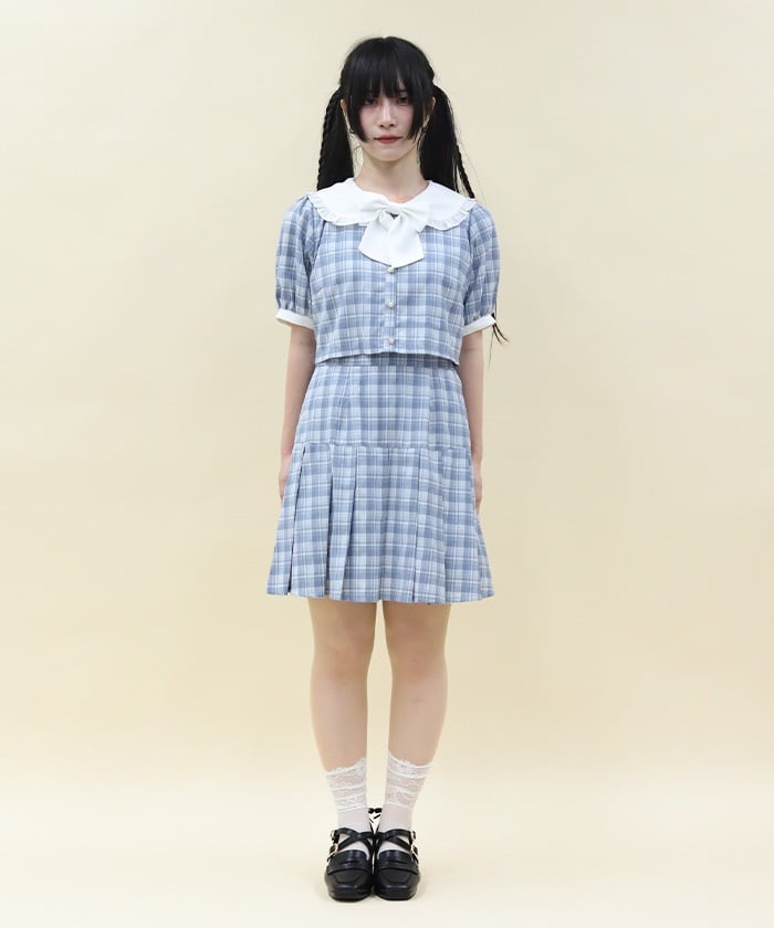 Bicolor Docking Mini Dress