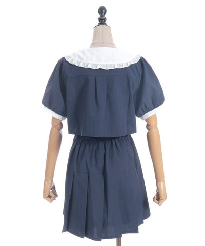 Bicolor Docking Mini Dress