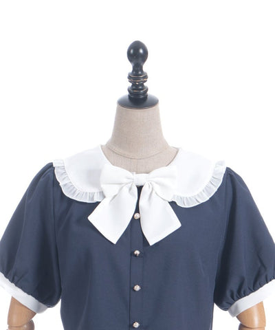 Bicolor Docking Mini Dress