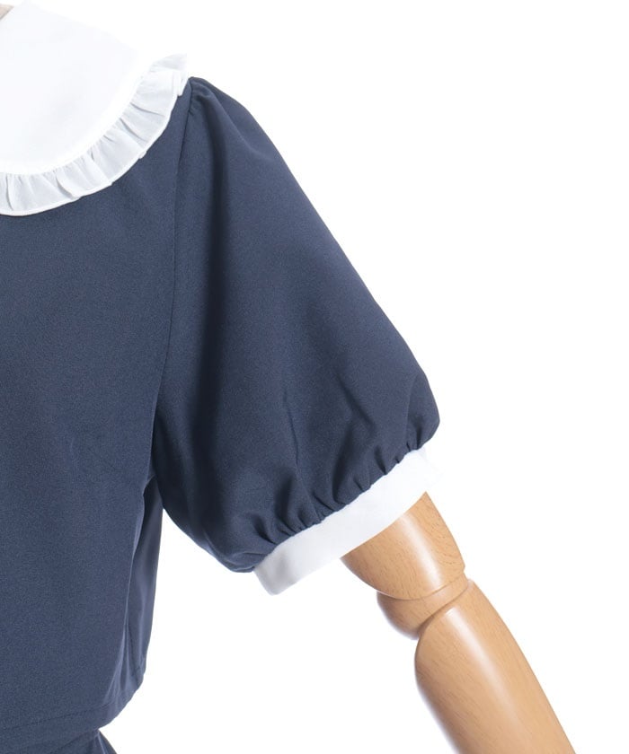 Bicolor Docking Mini Dress