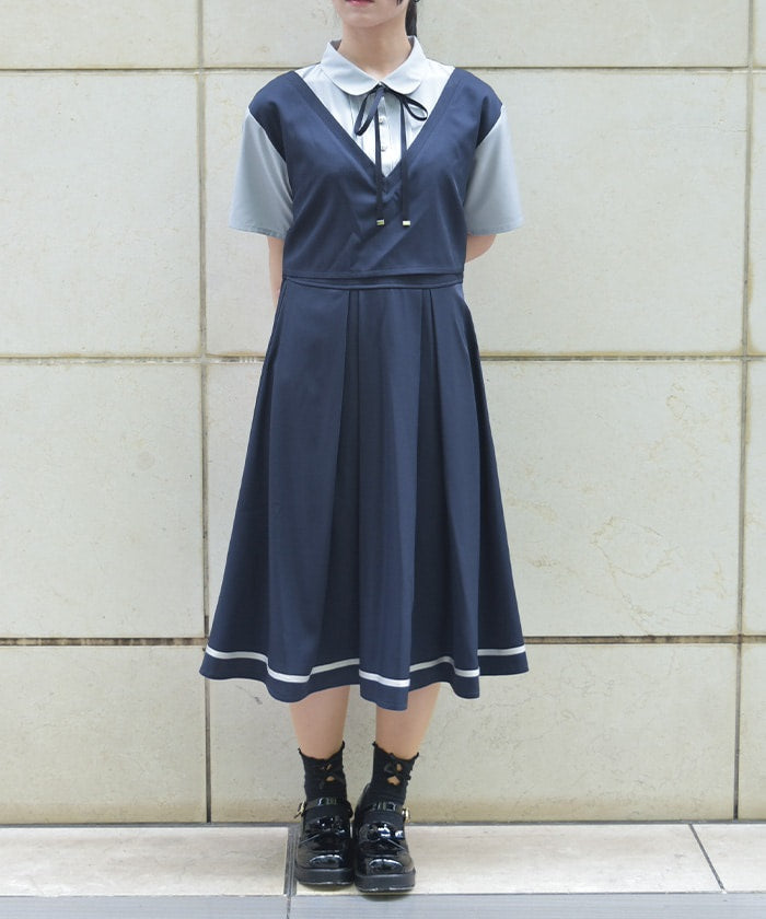 Layered Style Docking Dress