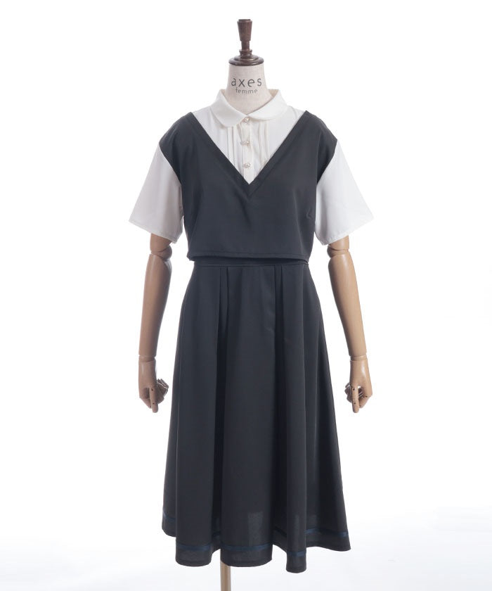 Layered Style Docking Dress