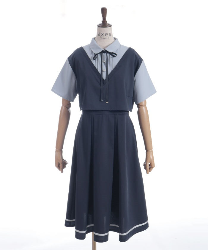Layered Style Docking Dress