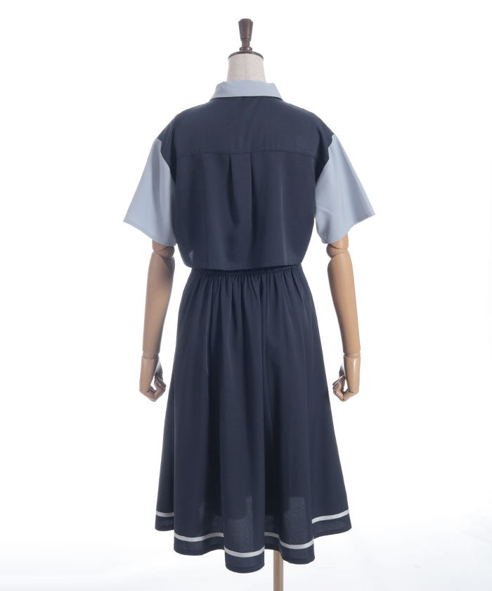 Layered Style Docking Dress