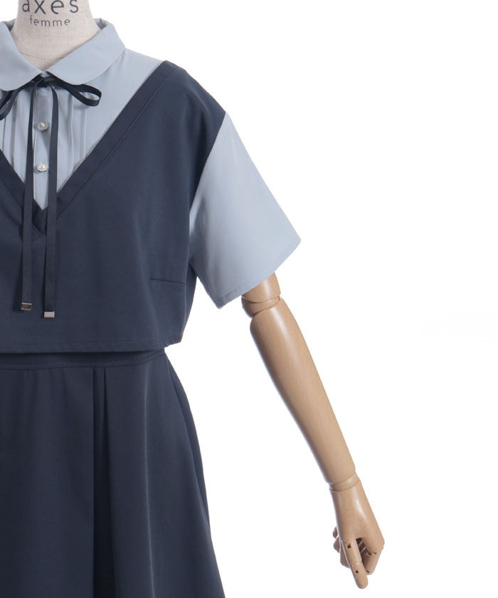 Layered Style Docking Dress