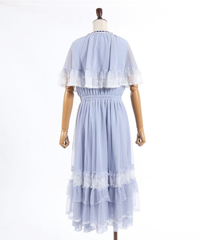 Frill Merrowed Cape Dress – axes femme from JAPAN