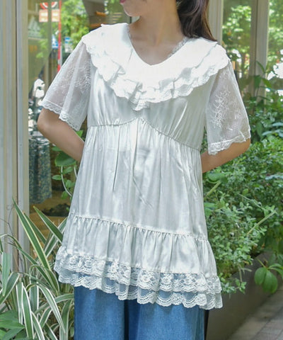 Volume Frill Tunic